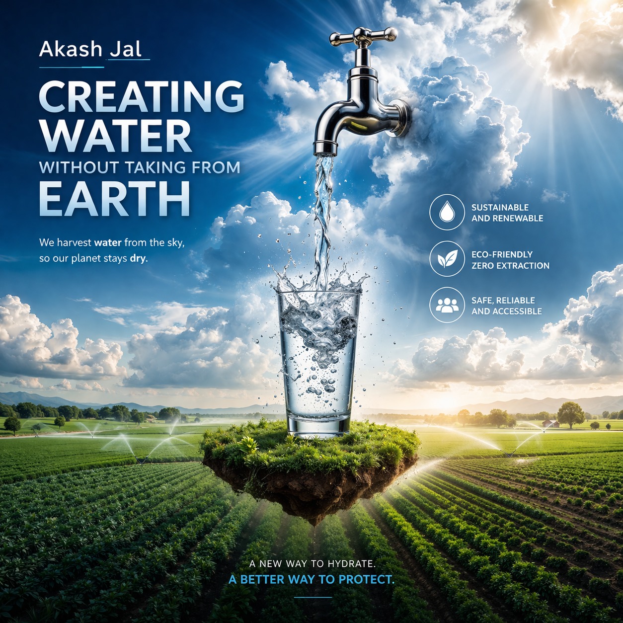 Akash Jal — Air to Water Process